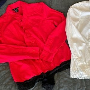 Moda international button up body suit